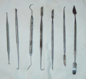 I’ve collected quite an assortment of dental tools for household repairs and projects. My favorite is the one on the right.