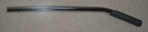 The steel handle from an old vacuum cleaner gets a workout every time I change or rotate my tires.