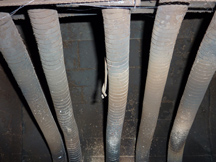 Flexible exhaust pipes