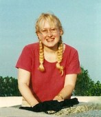 My daughter asked for a lesson in this novel method of clothes-washing.